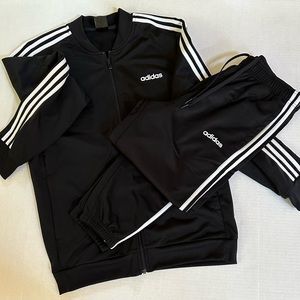 Men’s black Adidas tracksuit